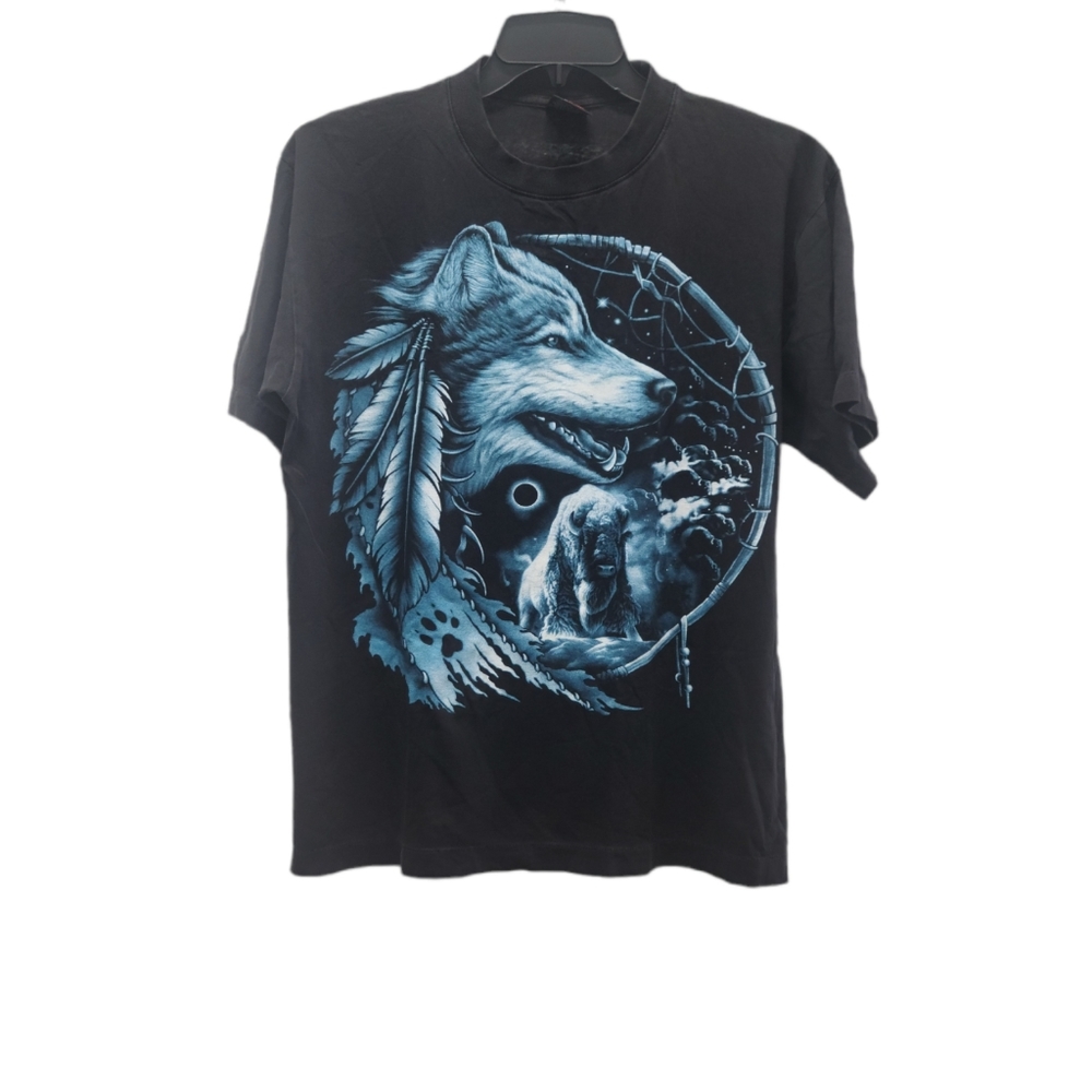 90's double size animal printed tshirt